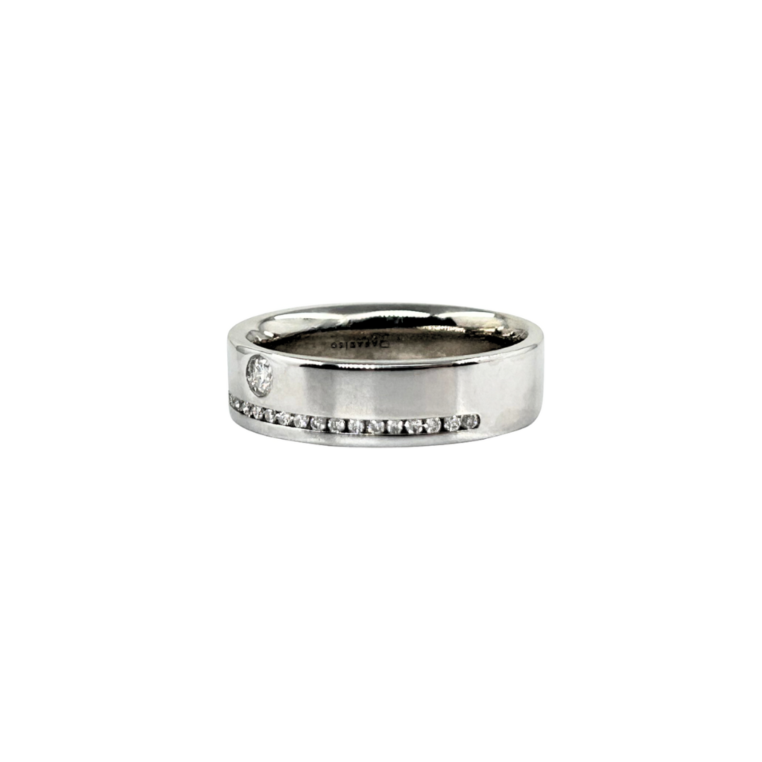 18ct White Gold Diamond Band Ring