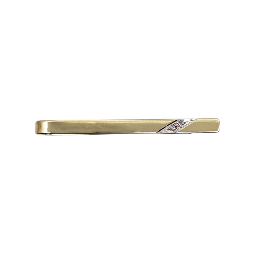 9ct Yellow Gold Tie Slide