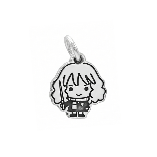 Sterling Silver Young Witch Character Charm