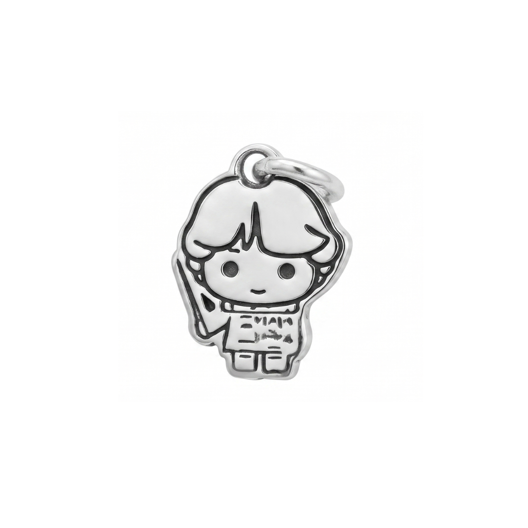 Sterling Silver Young Wizard Friend Character Charm