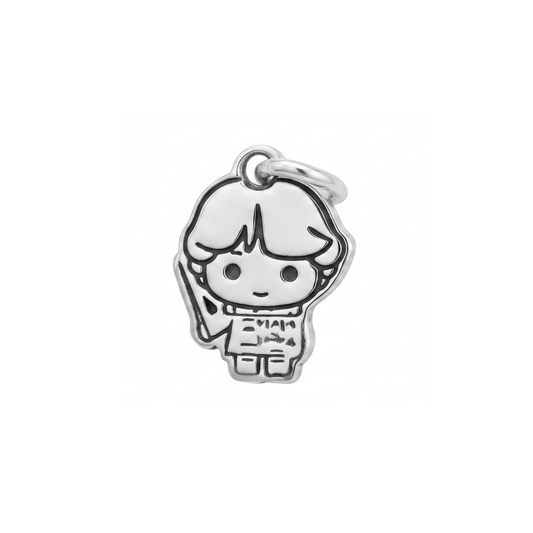 Sterling Silver Young Wizard Friend Character Charm