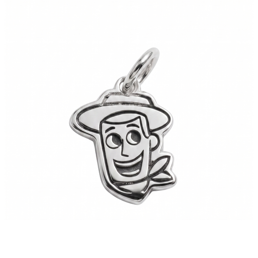 Sterling Silver Toy Cowboy Character Charm