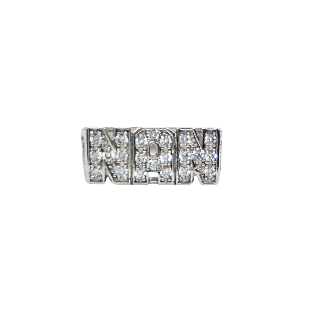 Silver Cubic Zirconia Nan Ring