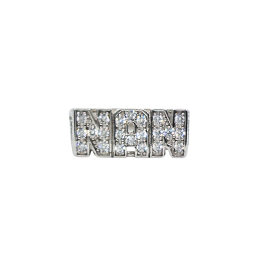 Silver Cubic Zirconia Nan Ring