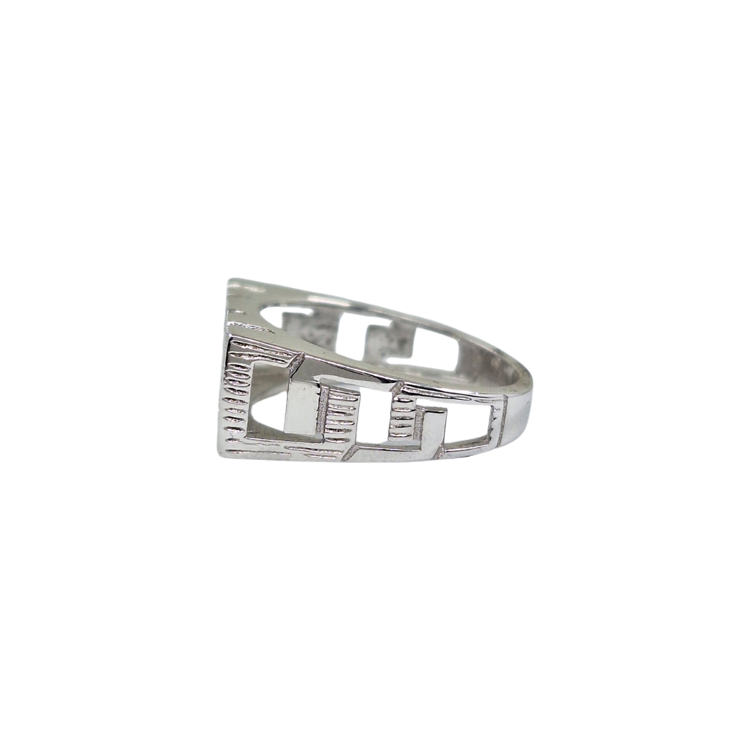 Silver Cubic Zirconia Nan Ring