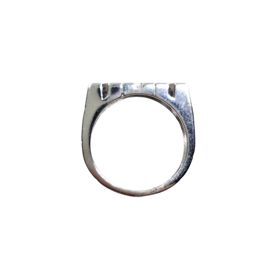 Silver Cubic Zirconia Nan Ring