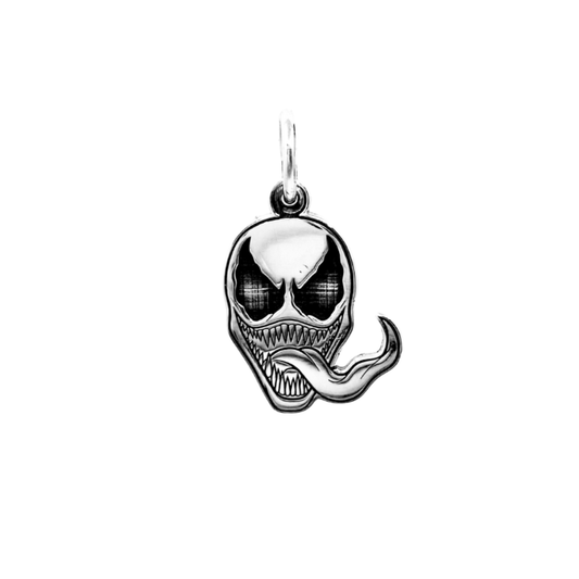 The Evil Twin solid silver charm, The Silver Squad by Blackwell Jewellers